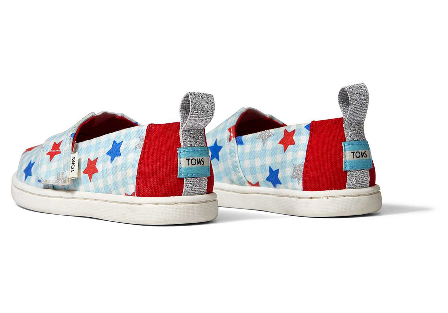 Toms Alpargata Tiny Glitter Star Espadrille Blue - Kids - 19564-RPDG